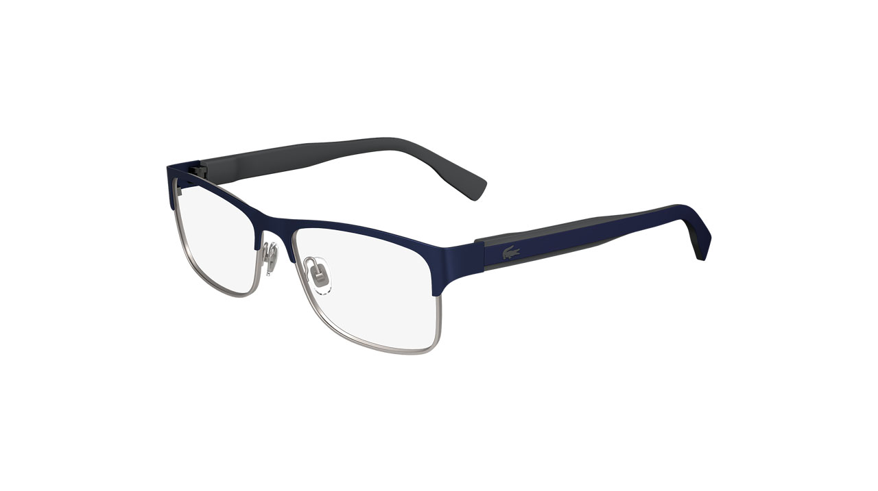 Paire de lunettes de vue Lacoste L2294 couleur marine - Côté à angle - Doyle