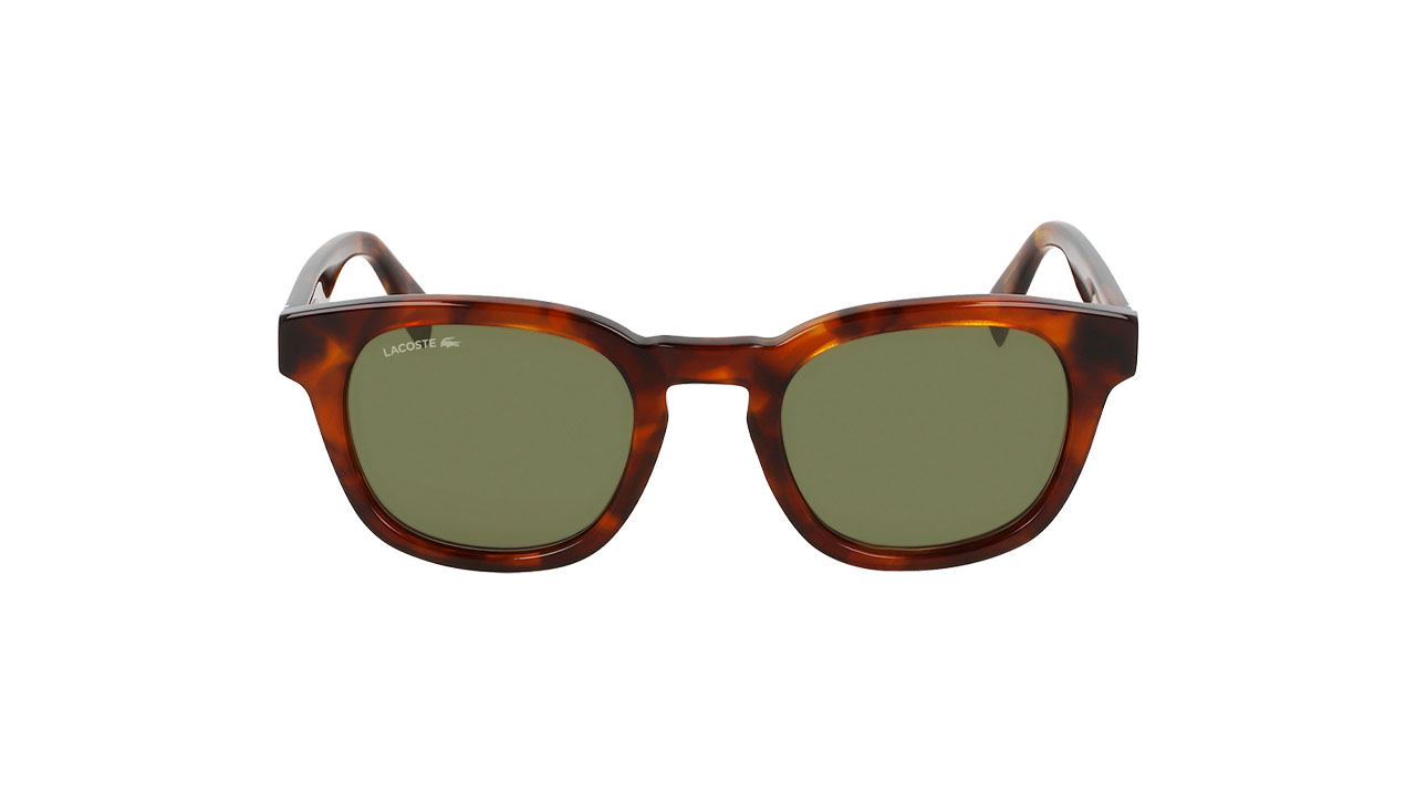 Paire de lunettes de soleil Lacoste L6015s couleur brun - Doyle