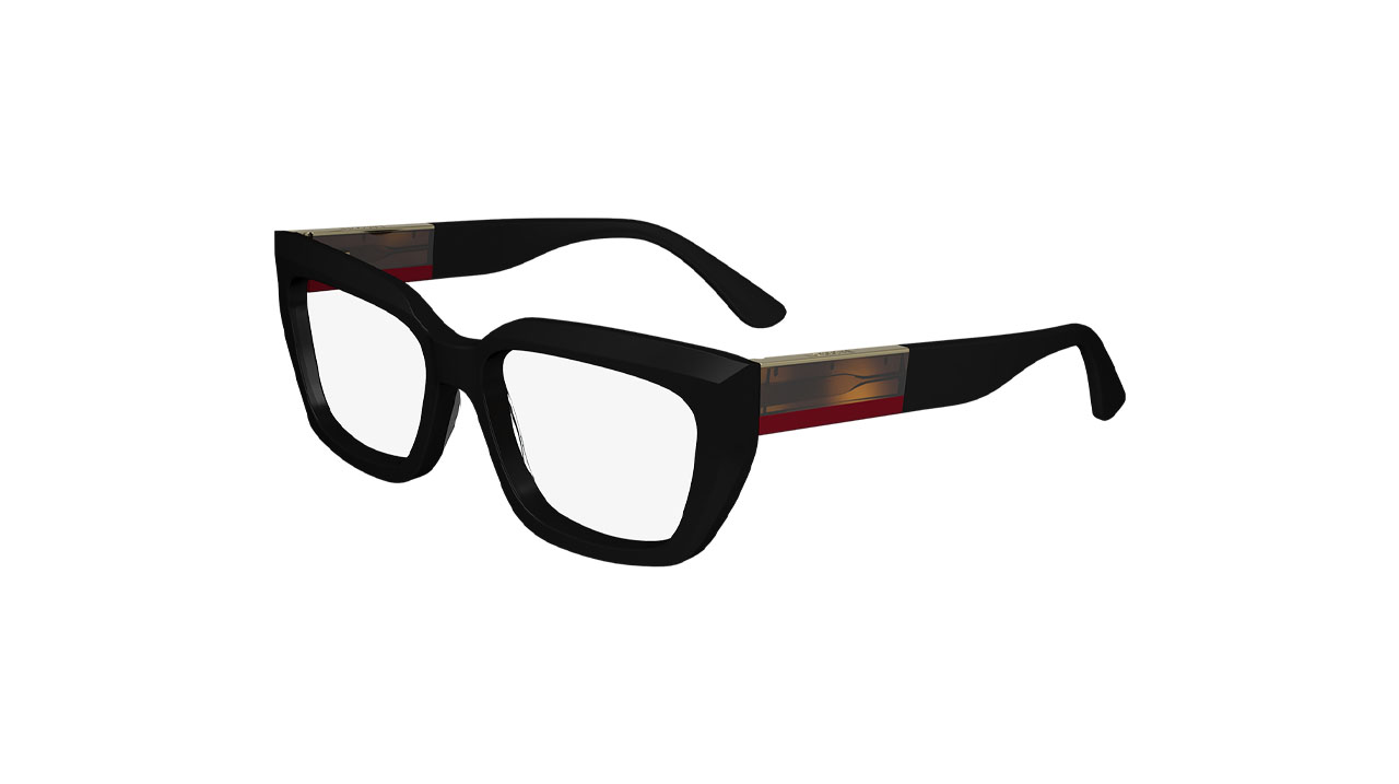 Paire de lunettes de vue Lacoste L2934 couleur noir - Côté à angle - Doyle