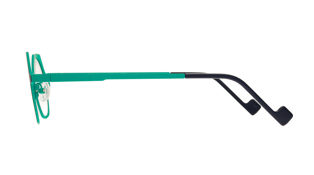 Paire de lunettes de vue Dutz Dz855 couleur marine - Côté droit - Doyle