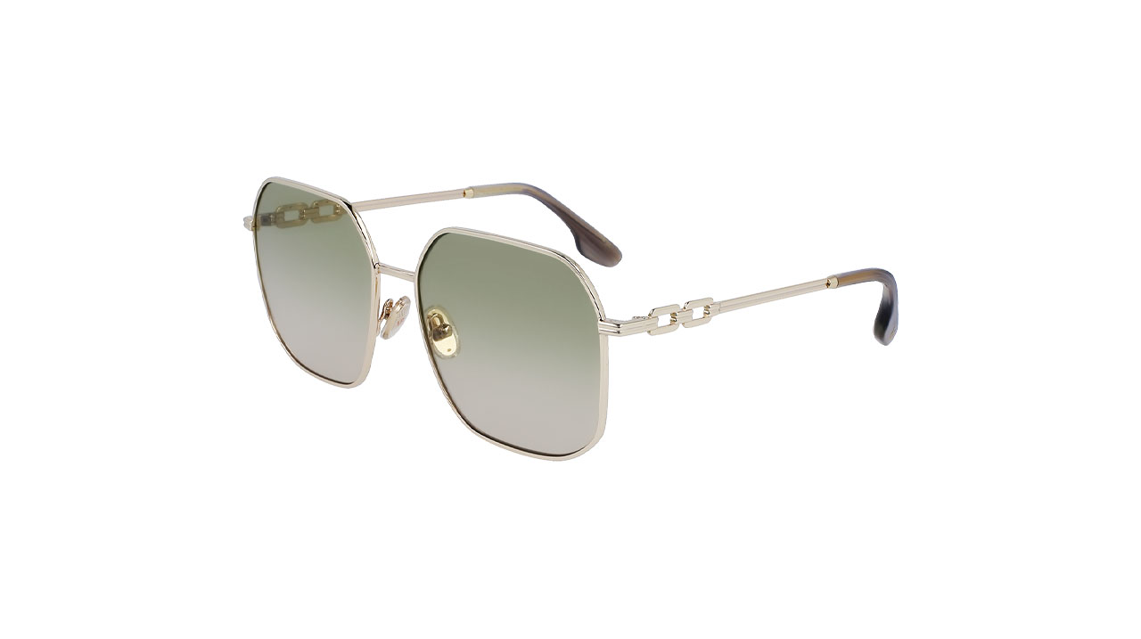 Paire de lunettes de soleil Victoria-beckham Vb232s couleur bronze - Côté à angle - Doyle