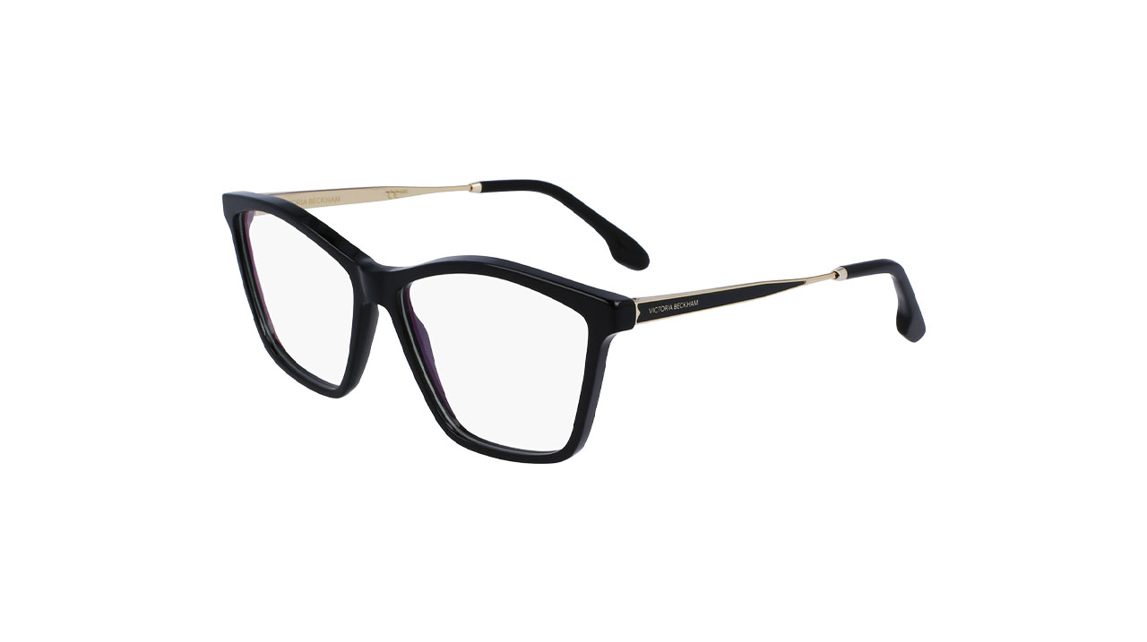Paire de lunettes de vue Victoria-beckham Vb2656 couleur noir - Côté à angle - Doyle