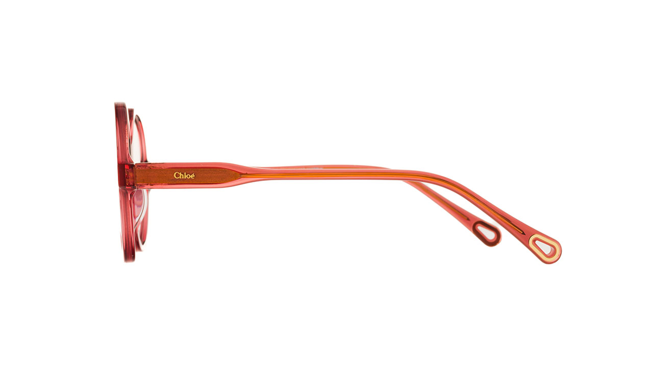 Paire de lunettes de vue Chloe Ch0083o couleur rose - Côté droit - Doyle