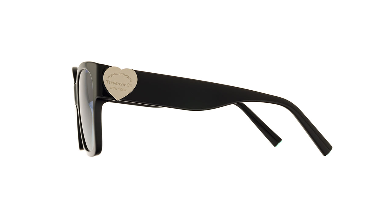 Paire de lunettes de soleil Tiffany-co Tf4216 /s couleur noir - Côté droit - Doyle