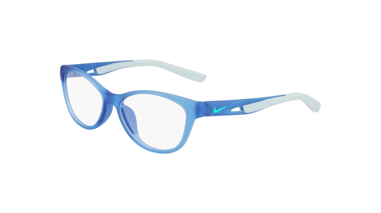 Paire de lunettes de vue Nike 5039 couleur marine - Côté à angle - Doyle