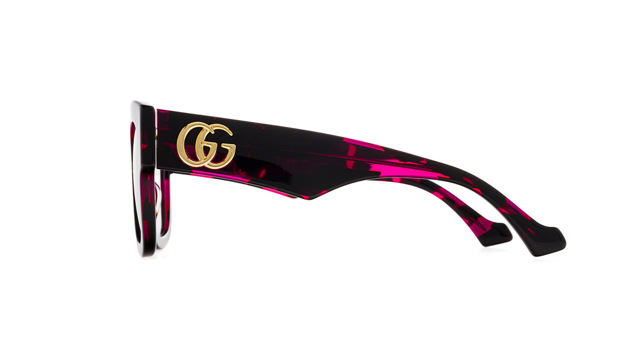Paire de lunettes de vue Gucci Gg1423o couleur rose - Côté droit - Doyle