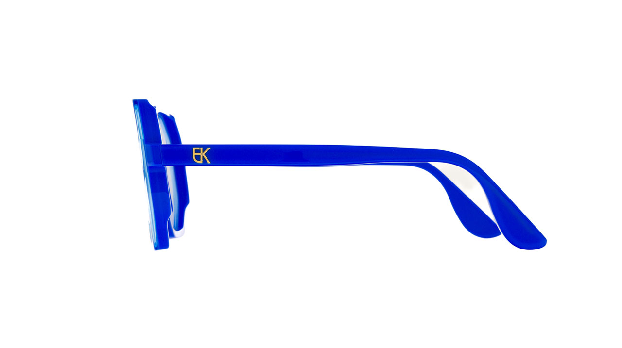 Paire de lunettes de vue Emmanuelle-khanh Ek 3021 couleur bleu - Côté droit - Doyle