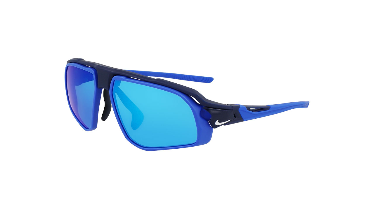 Paire de lunettes de soleil Nike Flyfree m fv2391 couleur bleu - Côté à angle - Doyle
