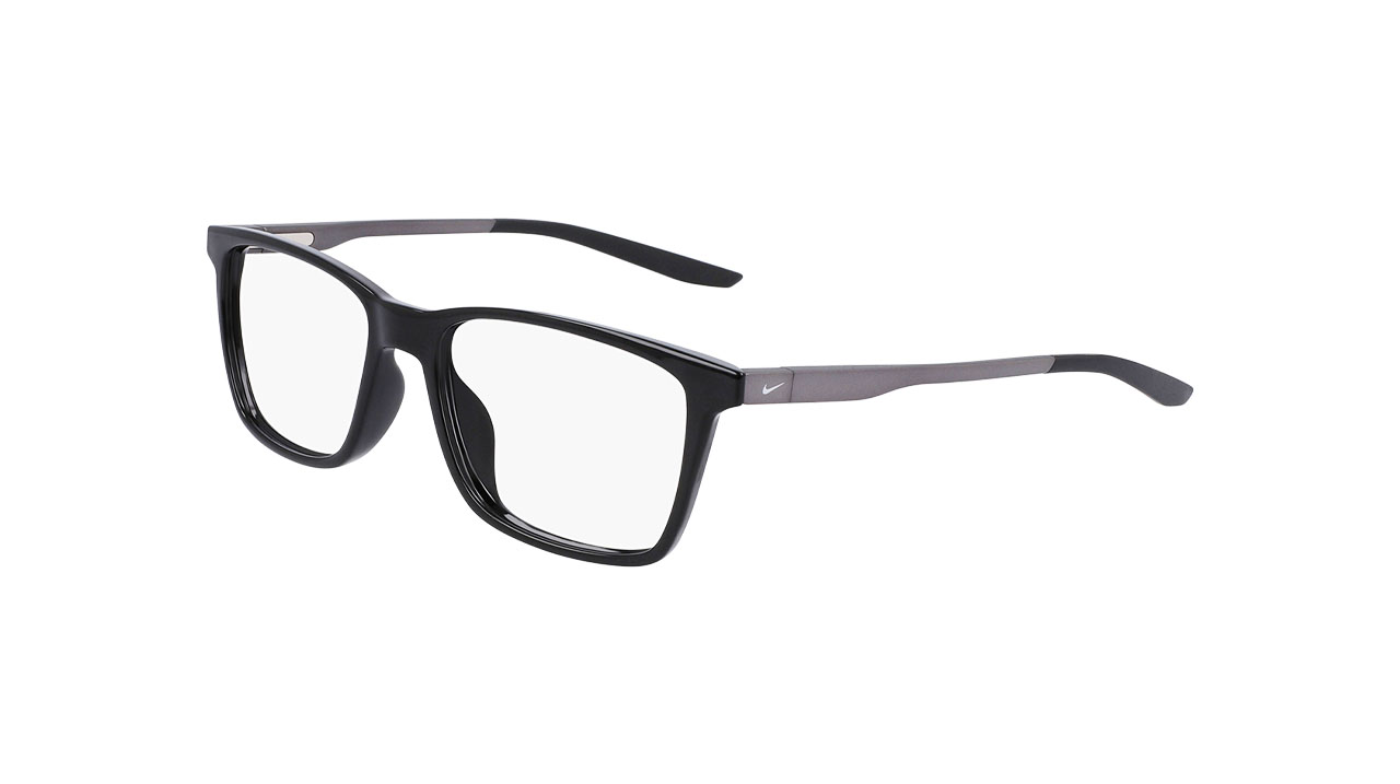Paire de lunettes de vue Nike 7286 couleur noir - Côté à angle - Doyle