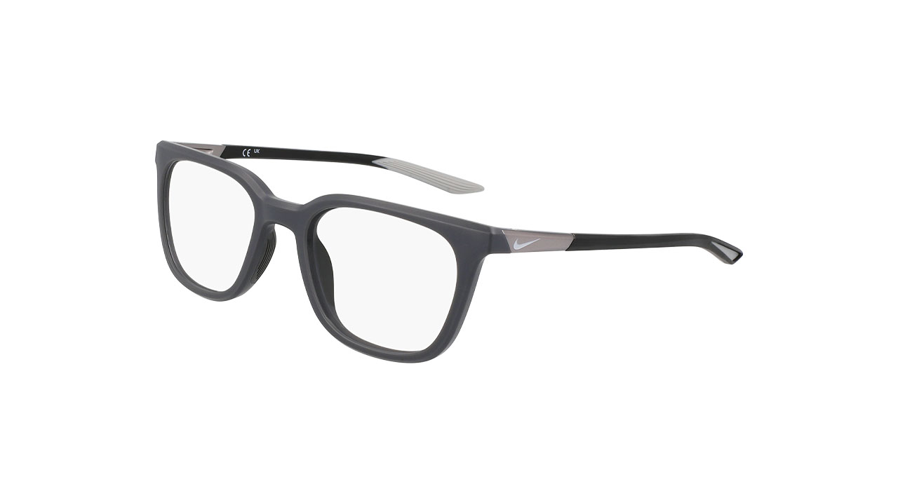 Paire de lunettes de vue Nike 7290 couleur gris - Côté à angle - Doyle