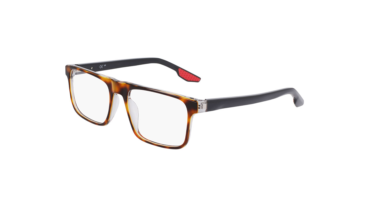 Paire de lunettes de vue Nike 7161 couleur brun - Côté à angle - Doyle