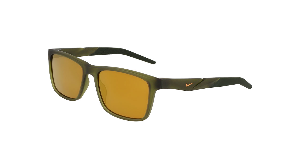 Paire de lunettes de soleil Nike Radeon 1 m fv2403 couleur vert - Côté à angle - Doyle