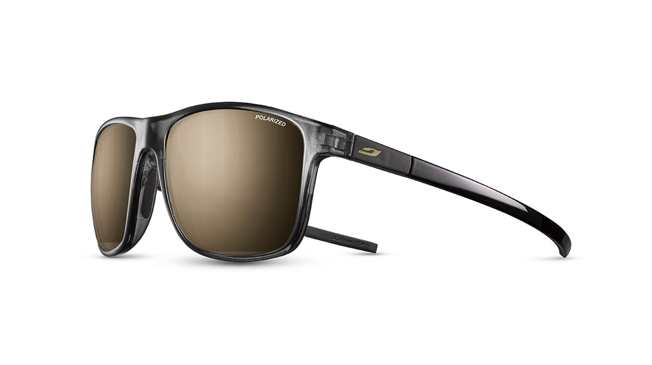 Paire de lunettes de soleil Julbo Js573 the streets couleur gris - Côté à angle - Doyle