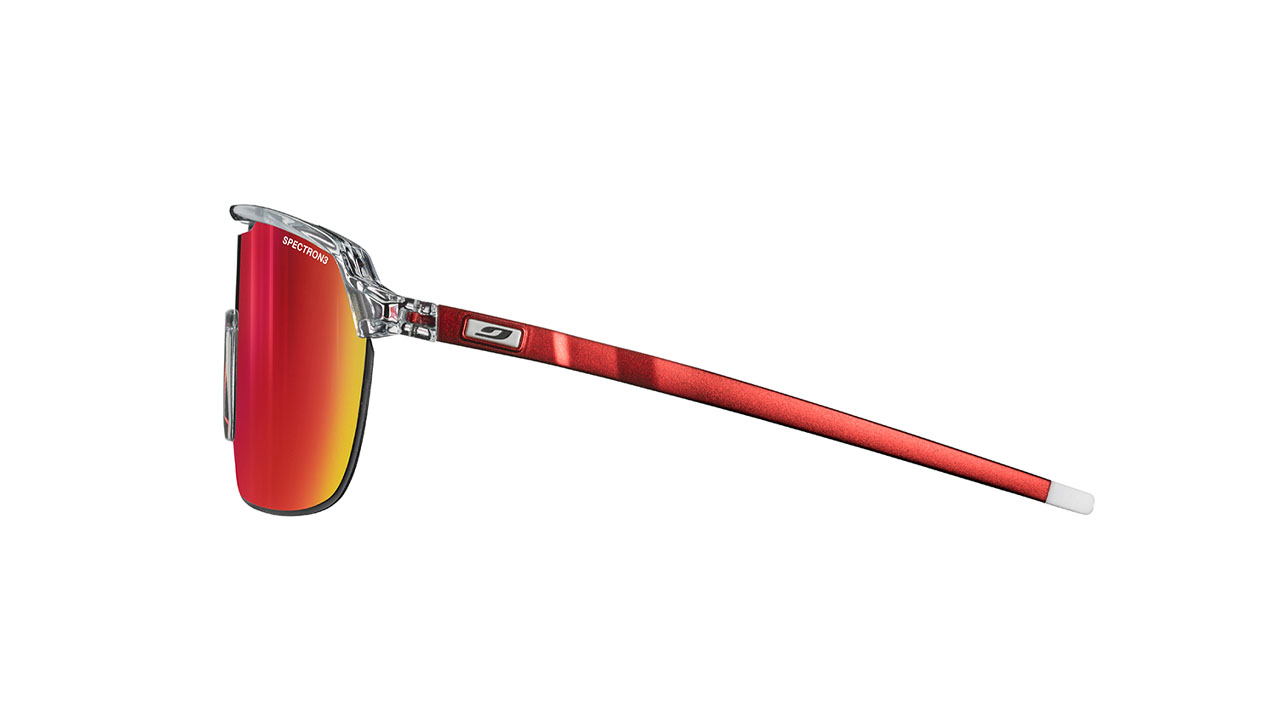 Paire de lunettes de soleil Julbo Js567 frequency couleur rouge - Côté droit - Doyle