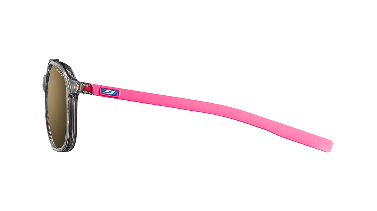 Paire de lunettes de soleil Julbo Js569 slack couleur rose - Côté droit - Doyle