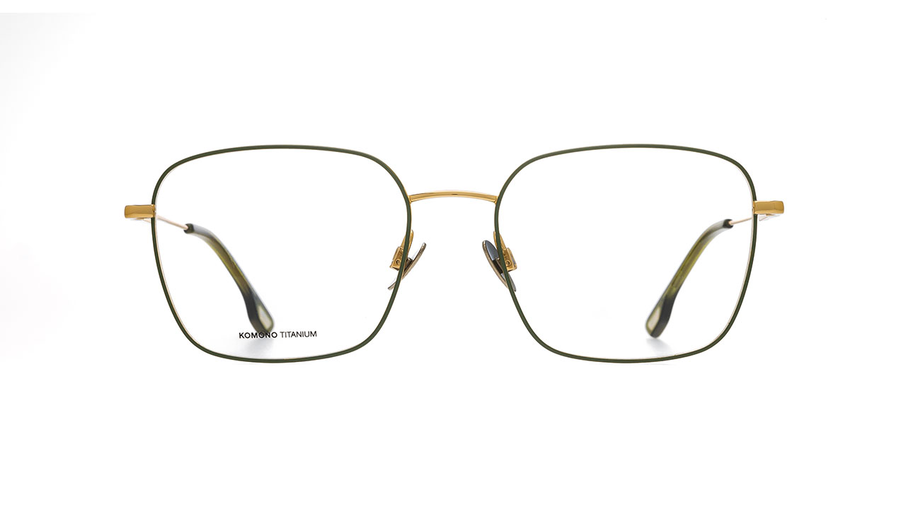 Paire de lunettes de vue Komono The don couleur noir or - Doyle