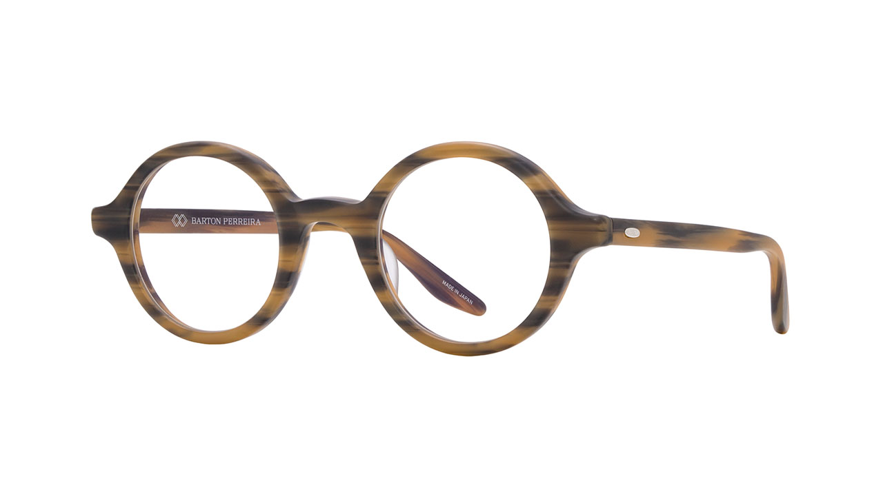 Paire de lunettes de vue Barton-perreira Nattie couleur brun - Côté à angle - Doyle