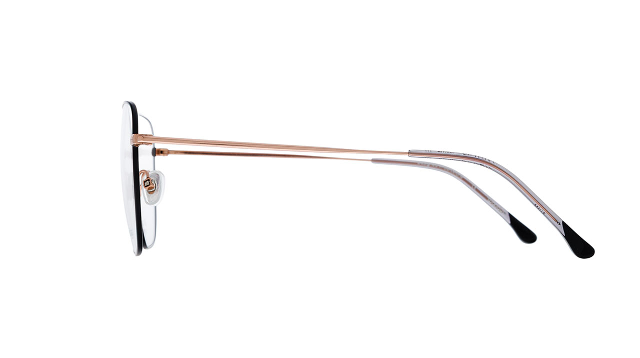 Paire de lunettes de vue Woodys Ravie couleur noir - Côté droit - Doyle