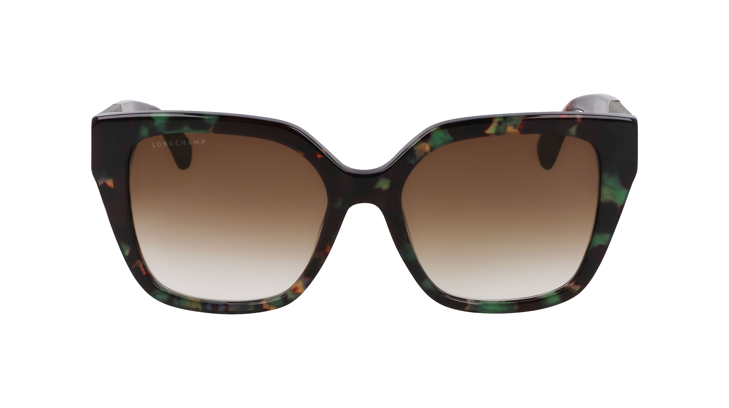 Paire de lunettes de soleil Longchamp Lo754sl couleur vert - Doyle