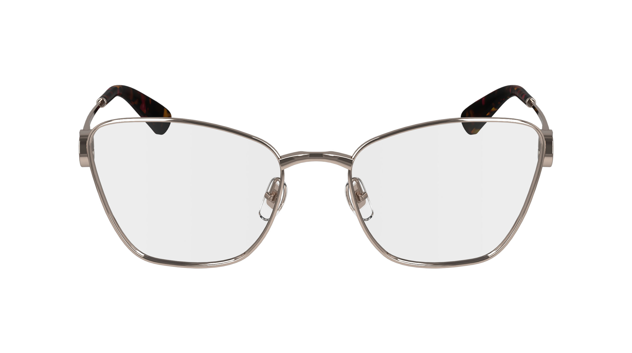 Paire de lunettes de vue Longchamp Lo2162 couleur argent satin - Doyle