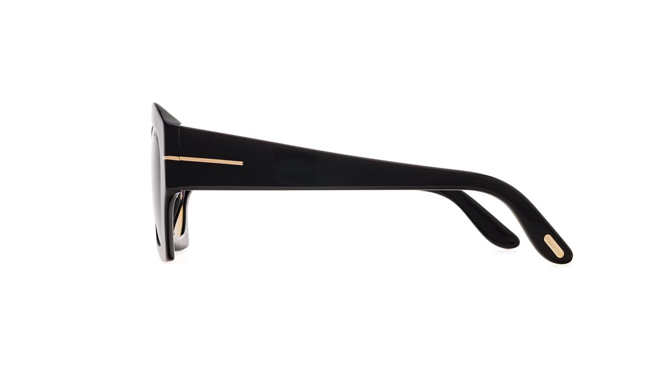 Paire de lunettes de soleil Tom-ford Tf1083 /s couleur noir - Côté droit - Doyle