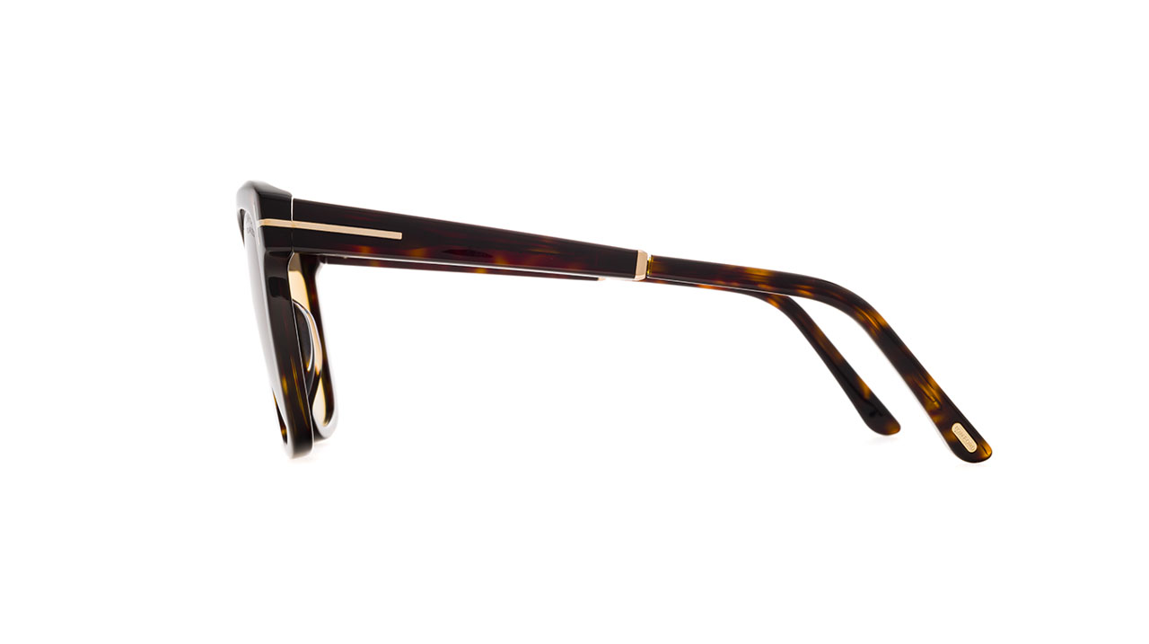 Paire de lunettes de soleil Tom-ford Tf1087 /s couleur brun - Côté droit - Doyle