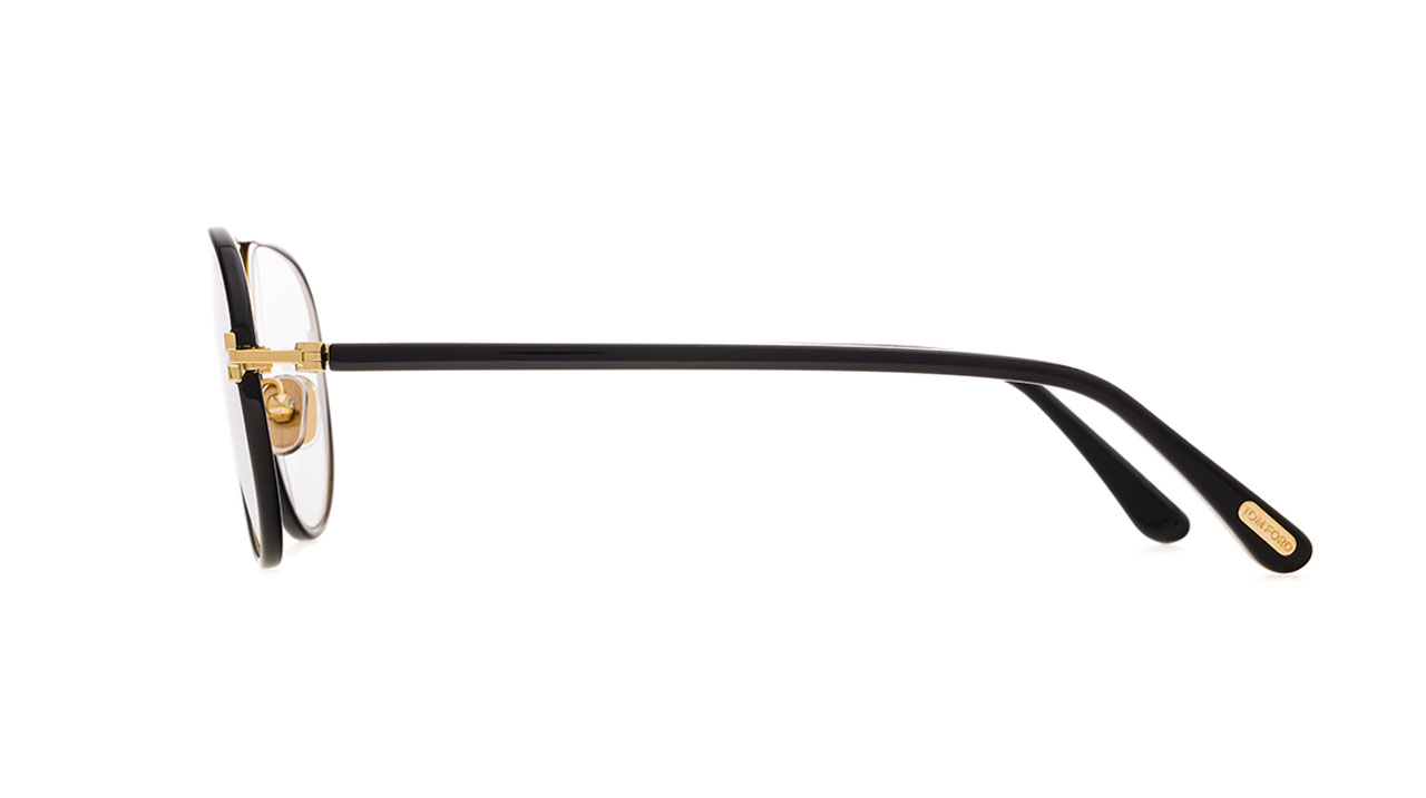 Paire de lunettes de vue Tom-ford Tf5897-b couleur noir - Côté droit - Doyle