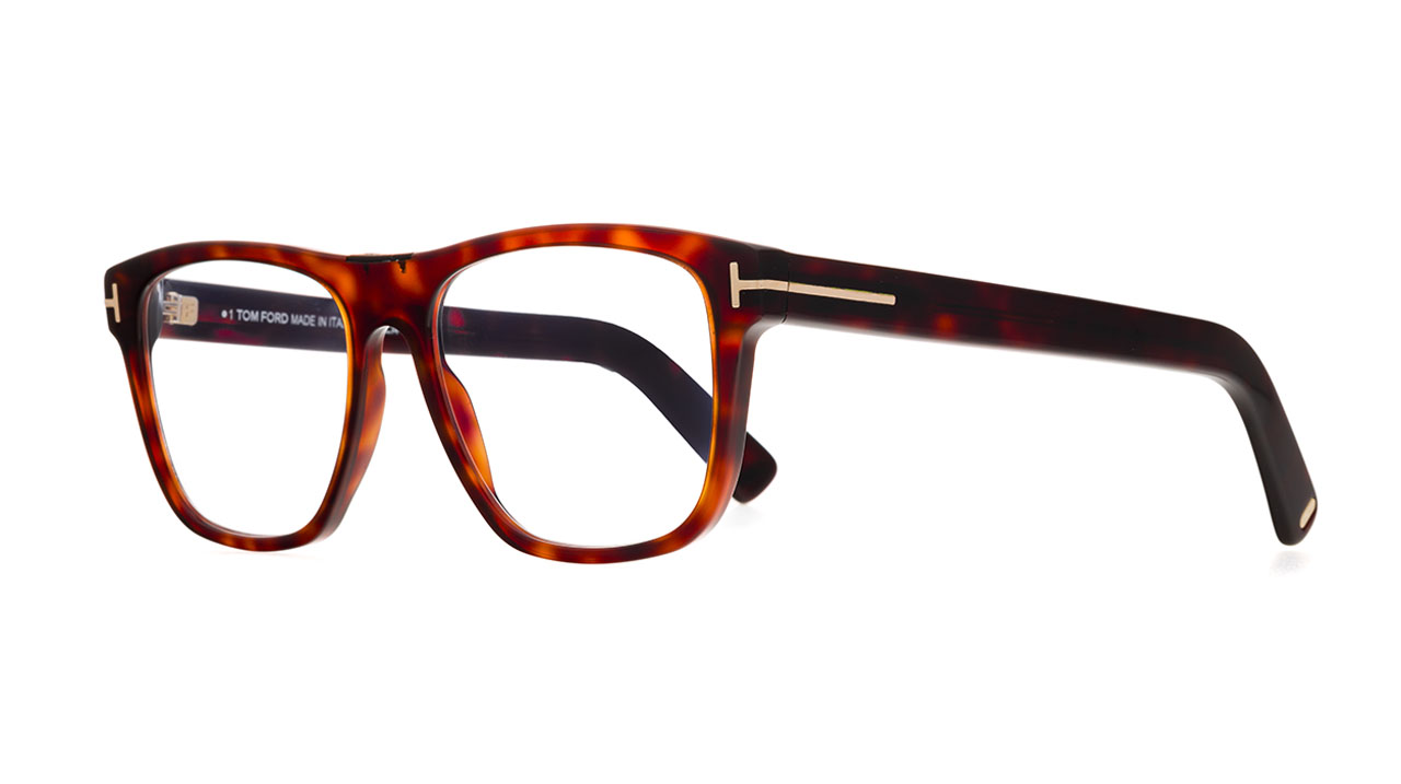 Paire de lunettes de vue Tom-ford Tf5902-b couleur brun - Côté à angle - Doyle