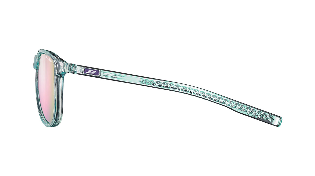 Paire de lunettes de soleil Julbo Js570 canyon couleur turquoise - Côté droit - Doyle