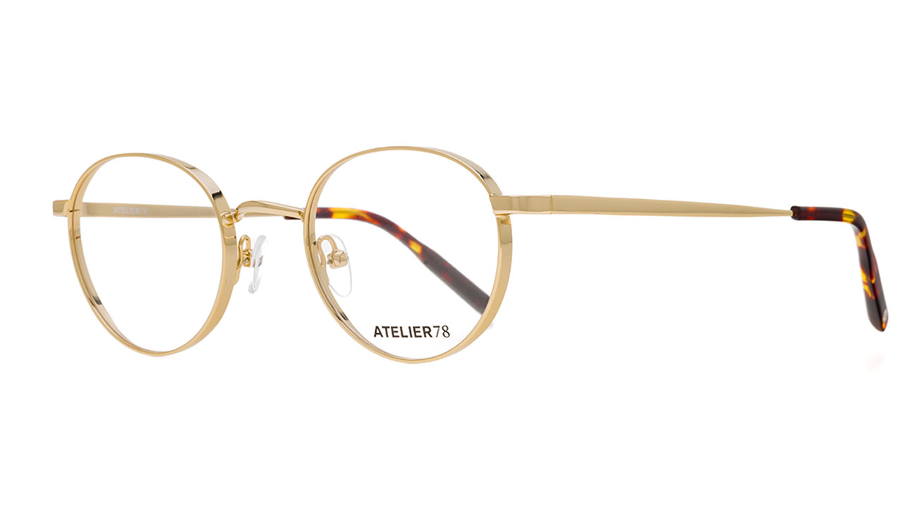 Glasses Atelier-78 Luc, gold colour - Doyle