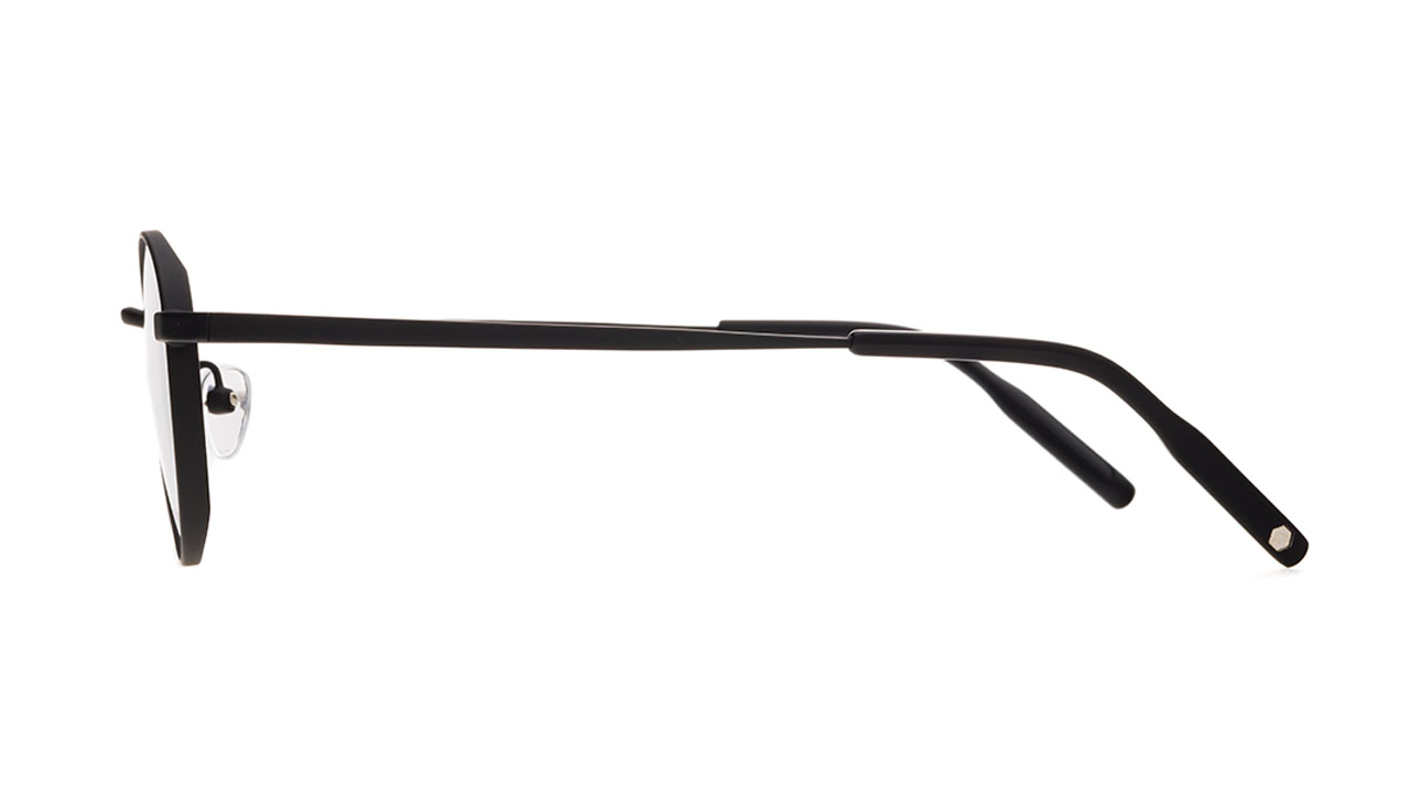 Paire de lunettes de vue Atelier-78 Luc couleur noir - Côté droit - Doyle