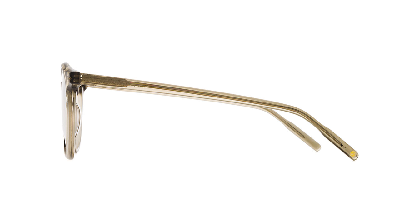 Paire de lunettes de vue Atelier-78 Noa couleur olive - Côté droit - Doyle