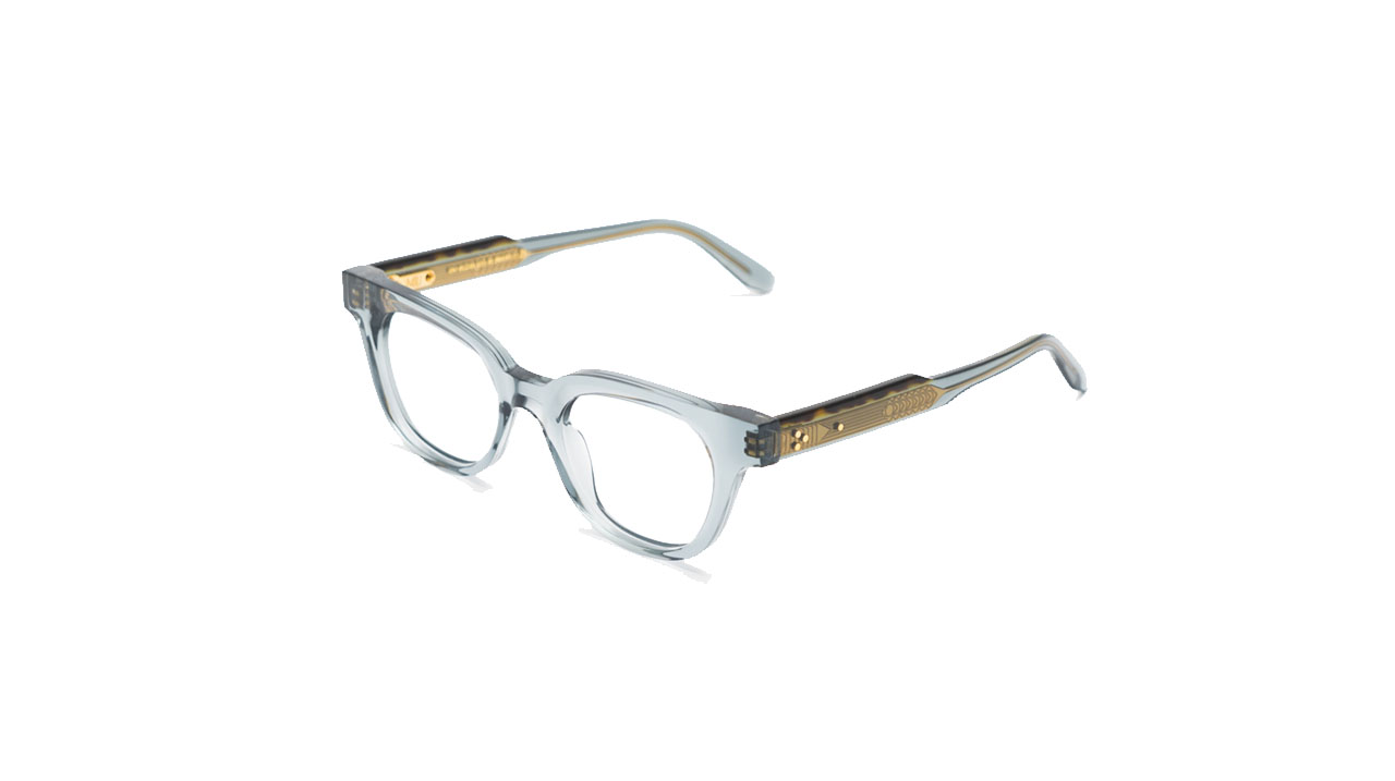 Paire de lunettes de vue Uniquedesignmilano Frame 38 couleur bleu - Côté à angle - Doyle