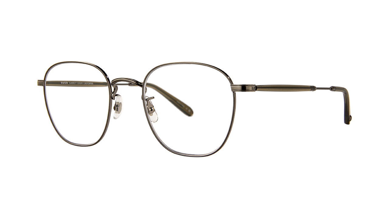 Paire de lunettes de vue Garrett-leight Grant m couleur bronze - Côté à angle - Doyle