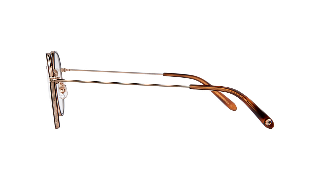 Paire de lunettes de vue Garrett-leight Paloma couleur brun - Côté droit - Doyle