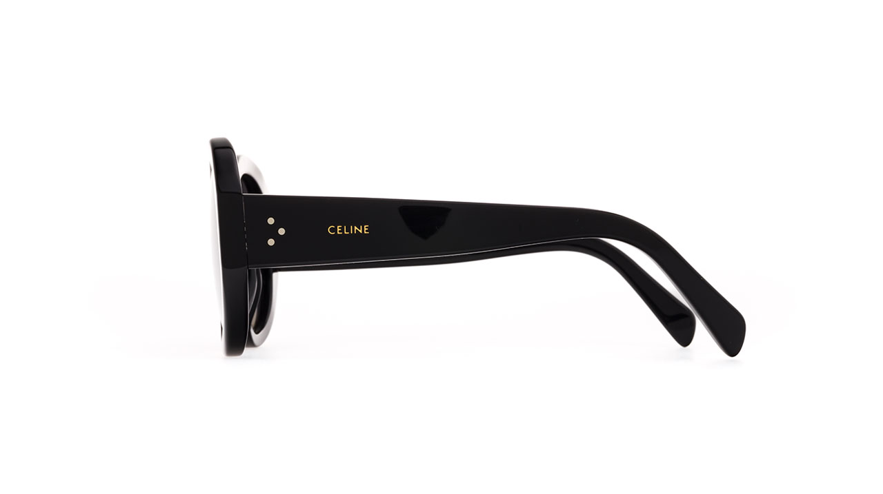 Paire de lunettes de soleil Celine-paris Cl40240i /s couleur noir - Côté droit - Doyle
