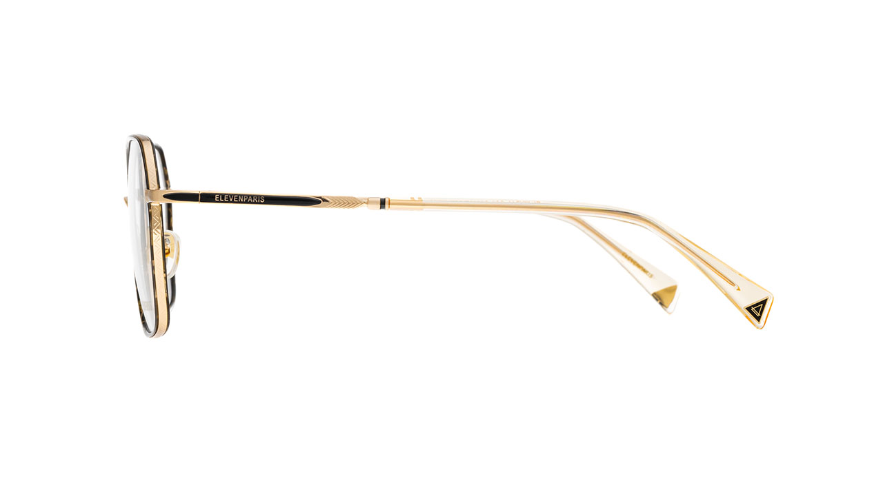 Paire de lunettes de vue Elevenparis Epma011 couleur noir - Côté droit - Doyle