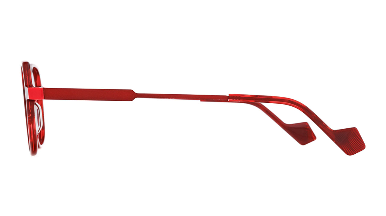 Paire de lunettes de vue Matttew Koura couleur rouge - Côté droit - Doyle