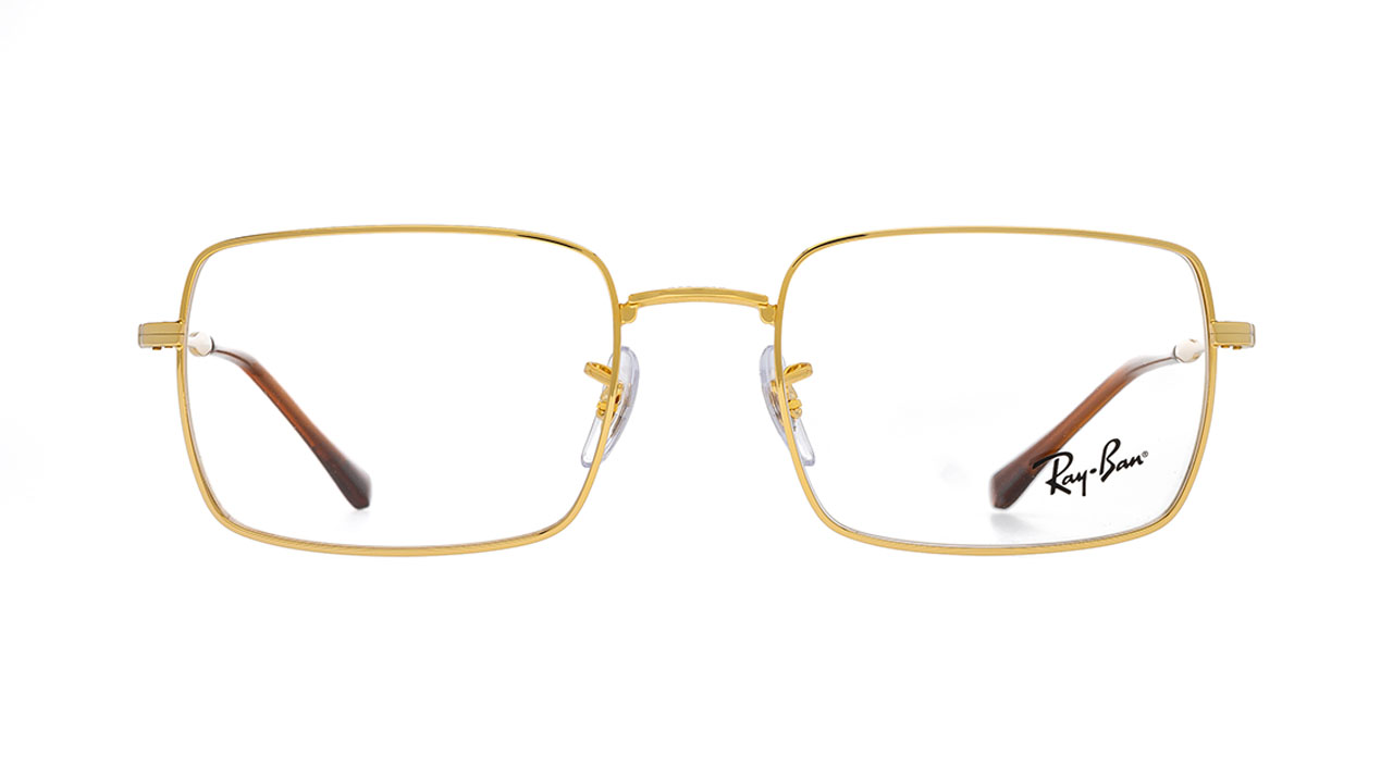 Paire de lunettes de vue Ray-ban Rx6520 couleur or - Doyle
