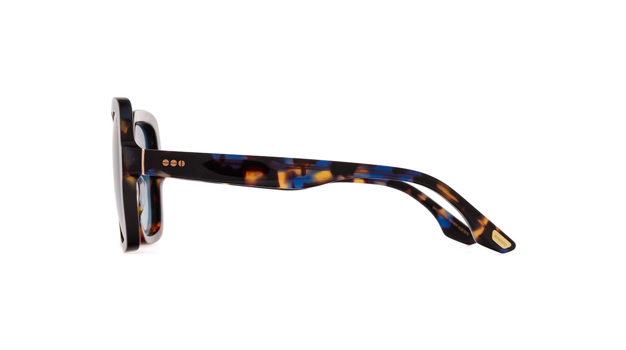 Paire de lunettes de soleil Komono The miley /s couleur brun - Côté droit - Doyle