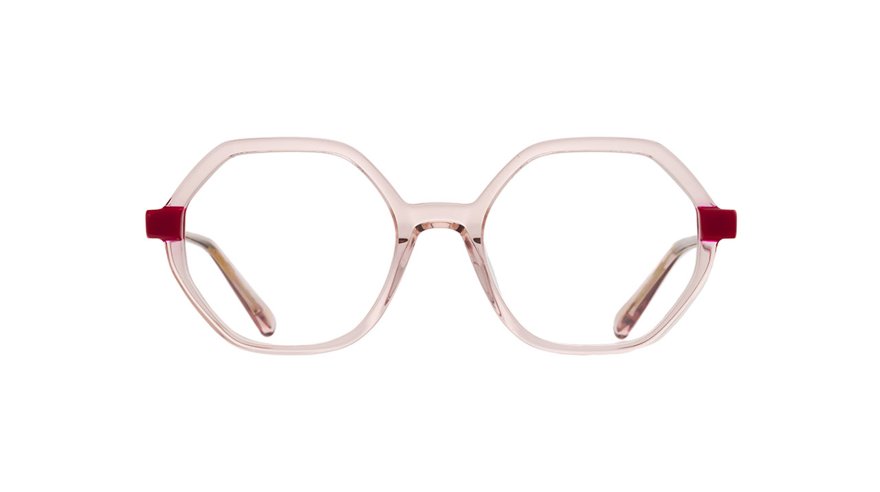 Paire de lunettes de vue Kaleos Vaughan couleur rose - Doyle