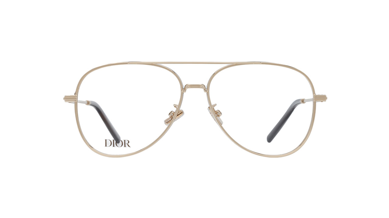 Paire de lunettes de vue Christian-dior Diorblacksuito a2u couleur or - Doyle