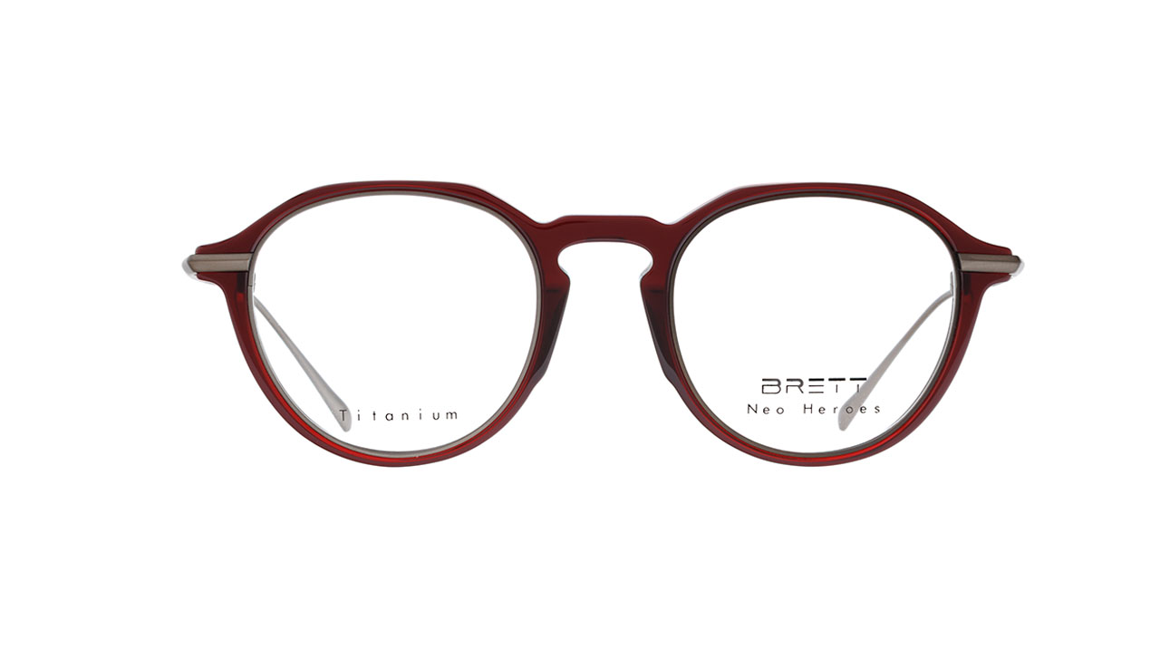 Glasses Brett Lee, burgundy colour - Doyle