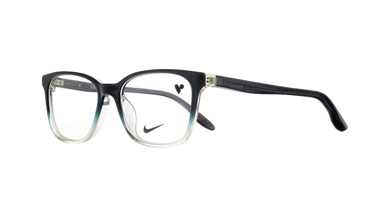 Paire de lunettes de vue Nike 5054 couleur vert - Côté à angle - Doyle