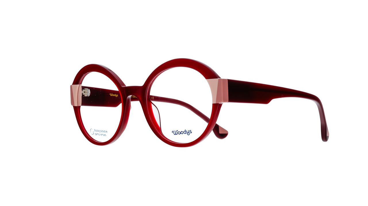 Glasses Woodys Kilda, pink colour - Doyle