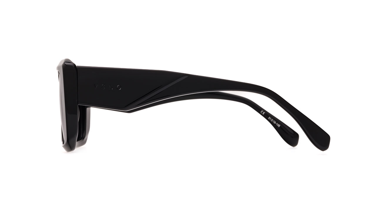 Paire de lunettes de soleil Visionario Vergara /s couleur noir - Côté droit - Doyle