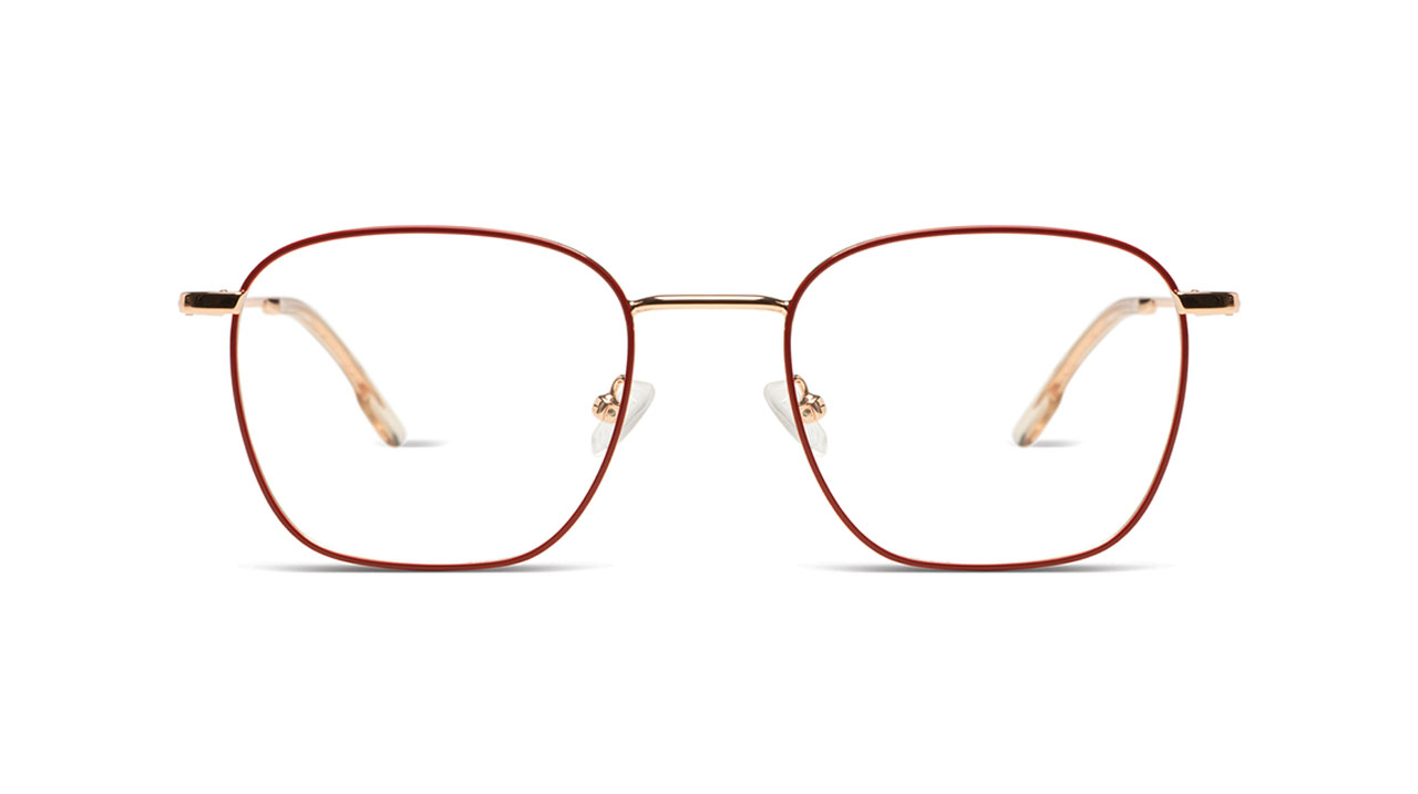 Paire de lunettes de vue Komono The adam couleur rouge - Doyle