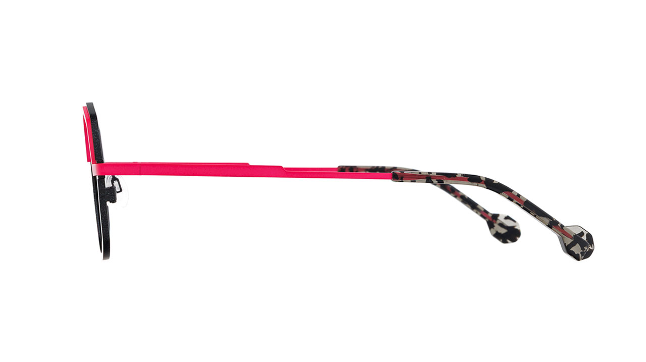 Paire de lunettes de vue Matttew Primavera couleur rose - Côté droit - Doyle