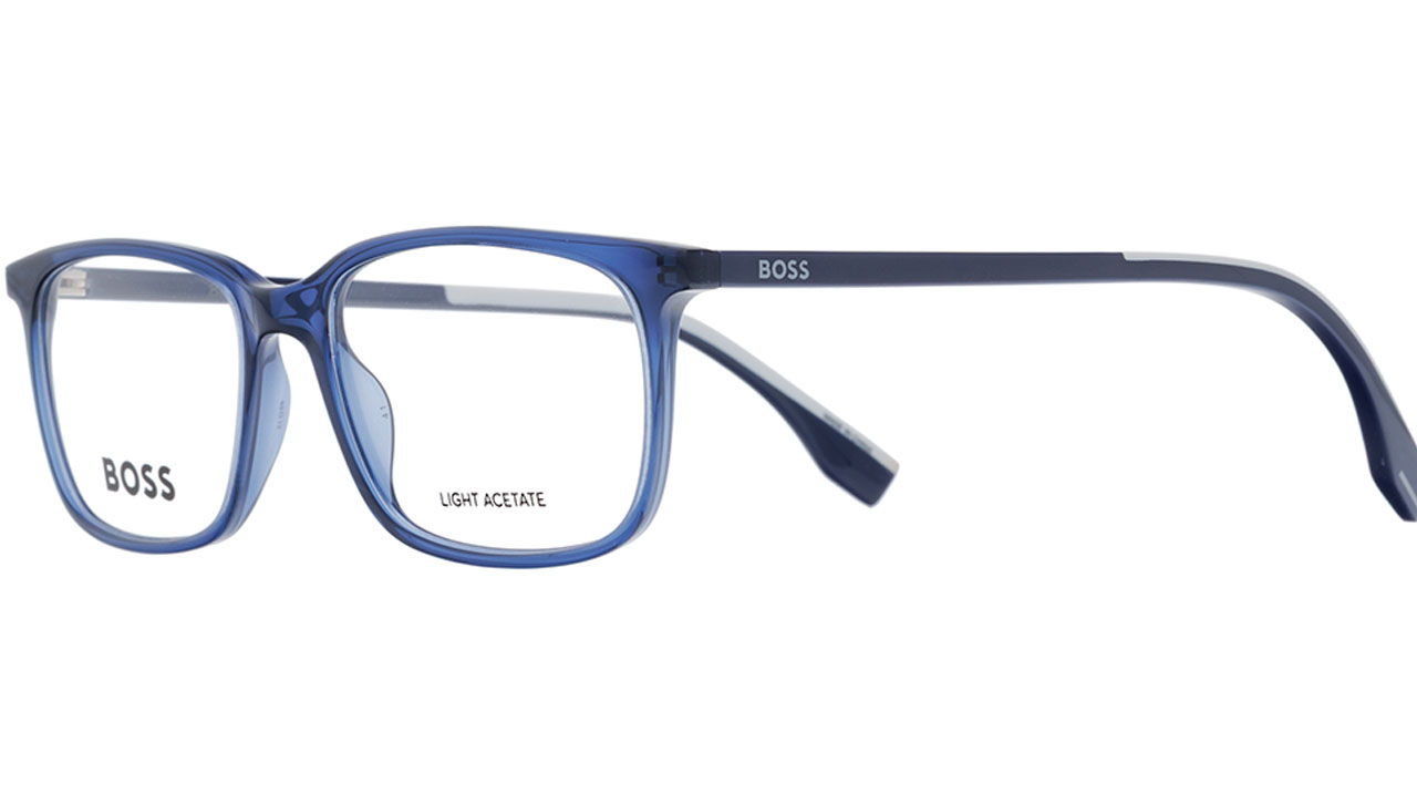 Paire de lunettes de vue Hugo-boss 1681 couleur n/d - Côté à angle - Doyle