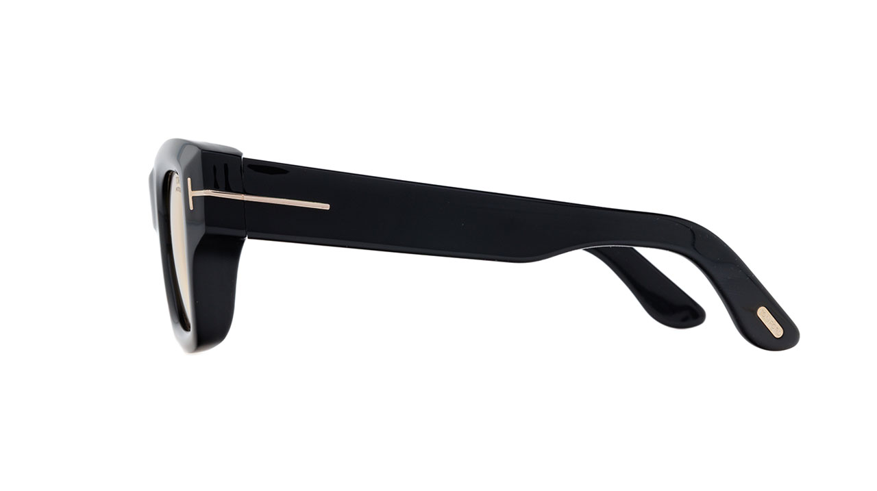 Paire de lunettes de soleil Tom-ford Tf1154 /s couleur noir - Côté droit - Doyle